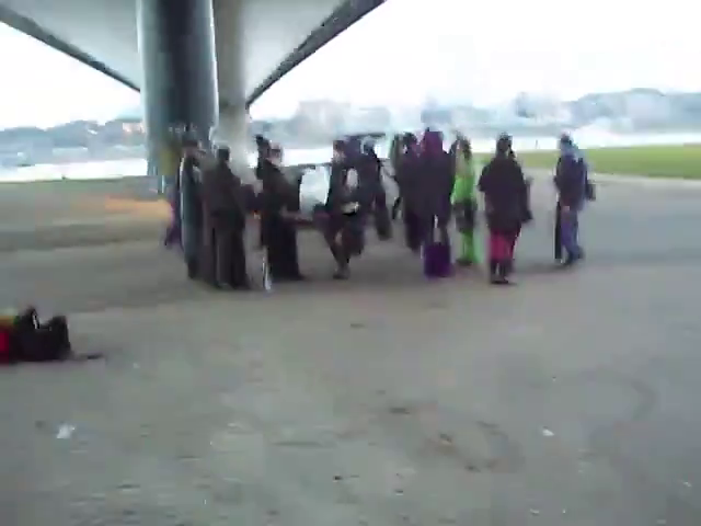 Roy Drones Jr - Alternative angle of the famous ＂Cybergoth Dance Party＂ video, showing more cybergoth dance moves to Early Hardstyle, ending where the famous one begins [1853342936798539776].mp4